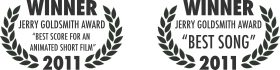 The score for “Sintel” has won 2 awards at the International Film Music Festival 2011 in Úbeda, Spain.